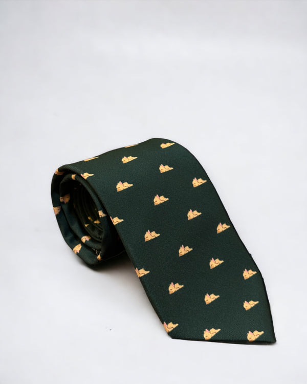 The Stella Tie, Forest Green tie, verde, Forest Green tie for suit, Forest Green tie for blazer